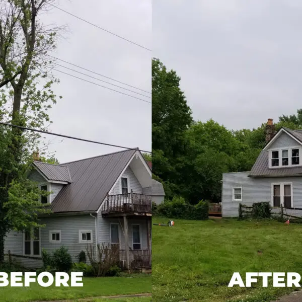 Before and After Side House